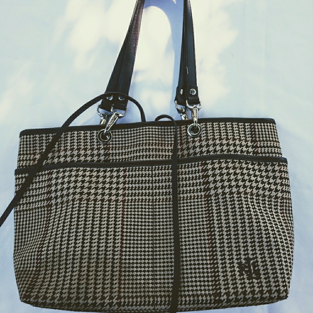 Ralp Lauren Houndstooth Purse